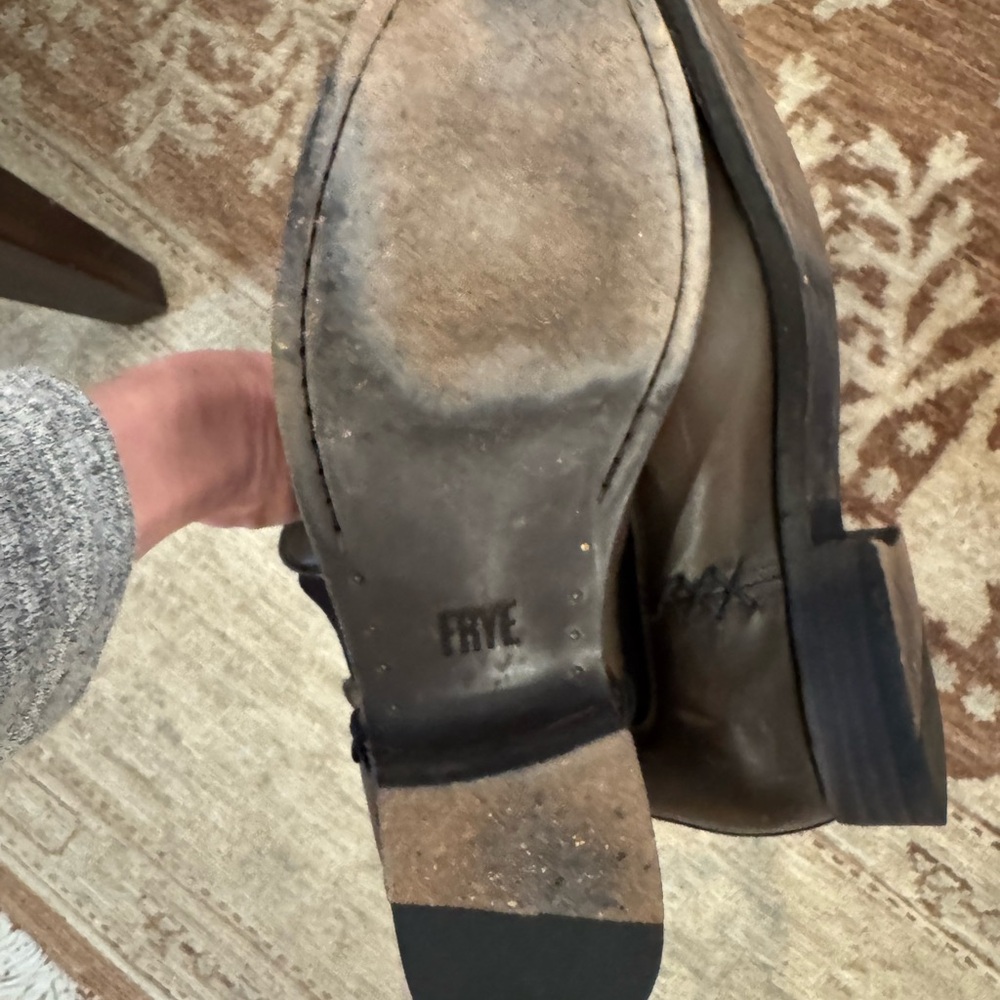 Frye Brown Leather Chelsea Ankle Boots - Picture 4 of 5